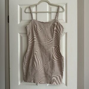 Trippy Swirl design dress